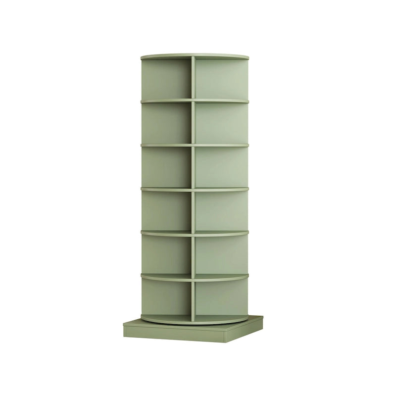 Armoire à chaussures rotative bleue 360 à 6 niveaux