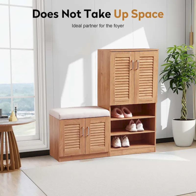 Meuble de rangement à chaussures multifonctionnel