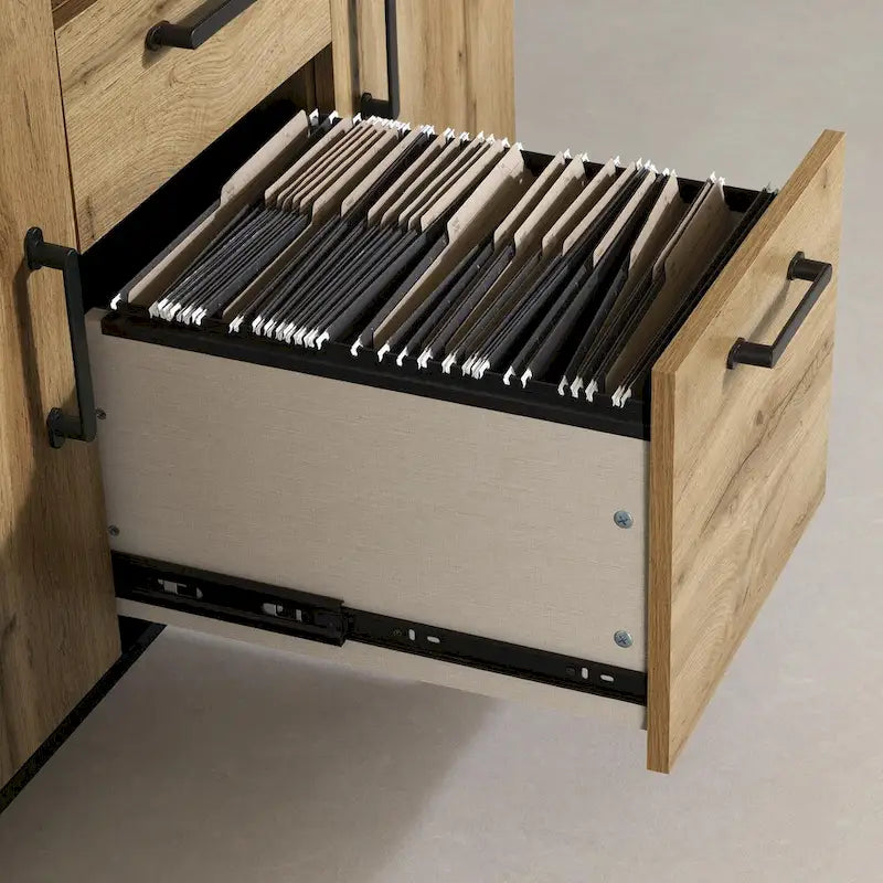 Classeur en bois moderne avec tiroirs