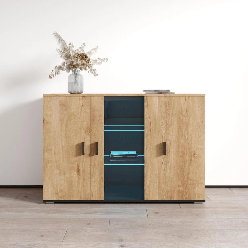 Enfilade moderne modulaire 3D de 119 cm