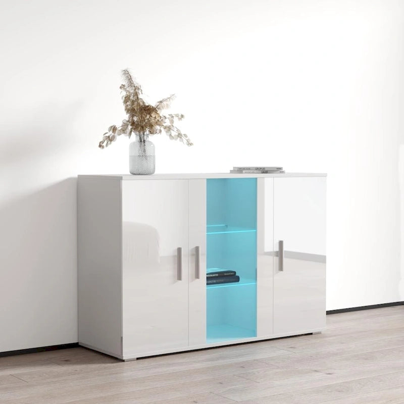 Enfilade moderne modulaire 3D de 119 cm