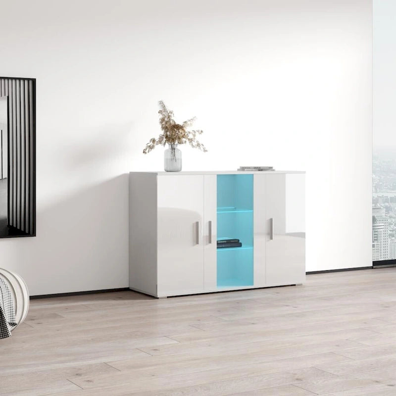 Enfilade moderne modulaire 3D de 119 cm