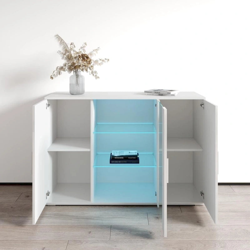 Enfilade moderne modulaire 3D de 119 cm