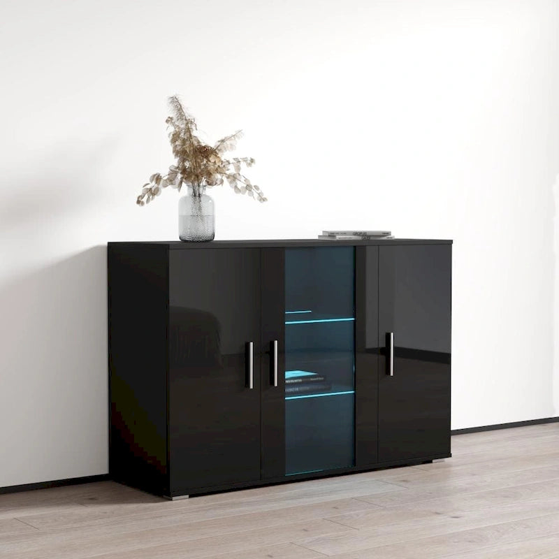 Enfilade moderne modulaire 3D de 119 cm