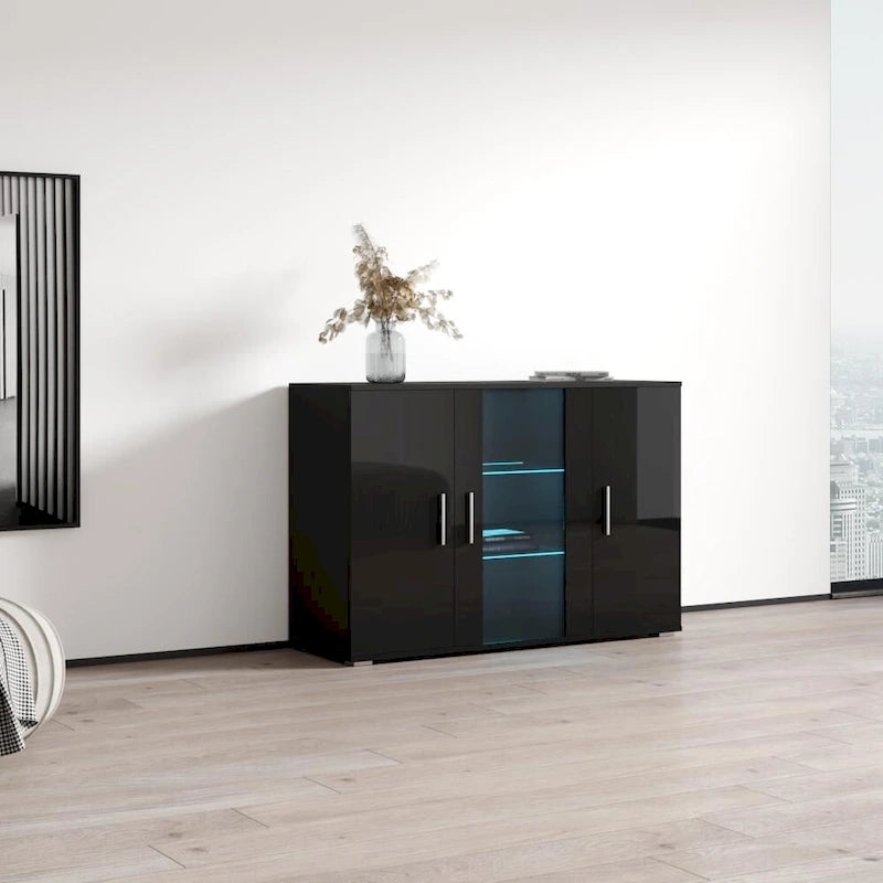 Enfilade moderne modulaire 3D de 119 cm