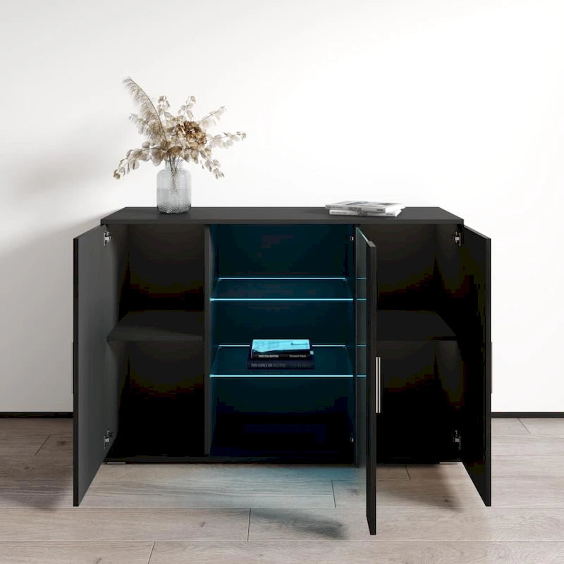 Enfilade moderne modulaire 3D de 119 cm