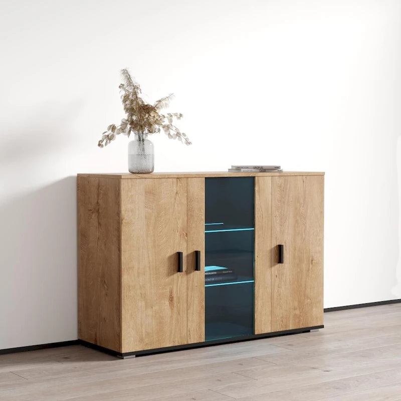 Enfilade moderne modulaire 3D de 119 cm