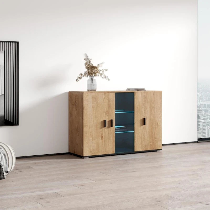 Enfilade moderne modulaire 3D de 119 cm