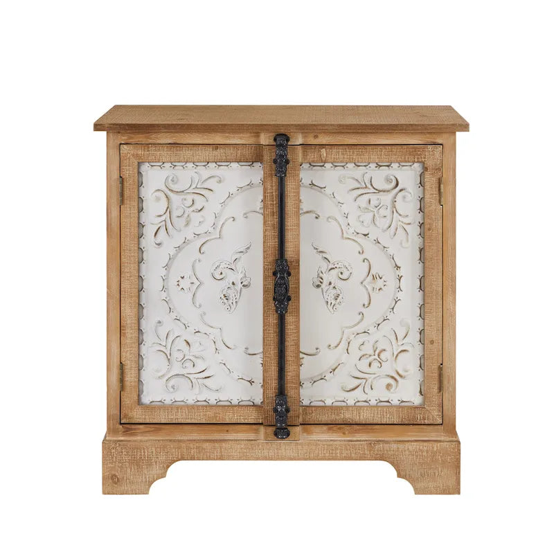 Meuble à fleurs rétro et romantique