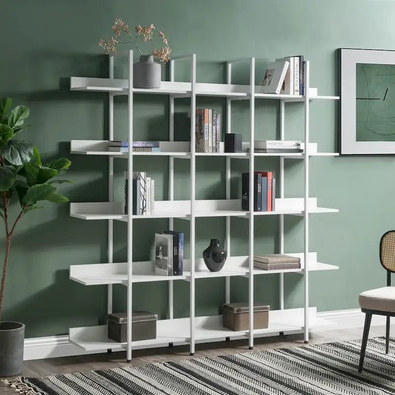 Étagère de style industriel vintage avec cadre en métal