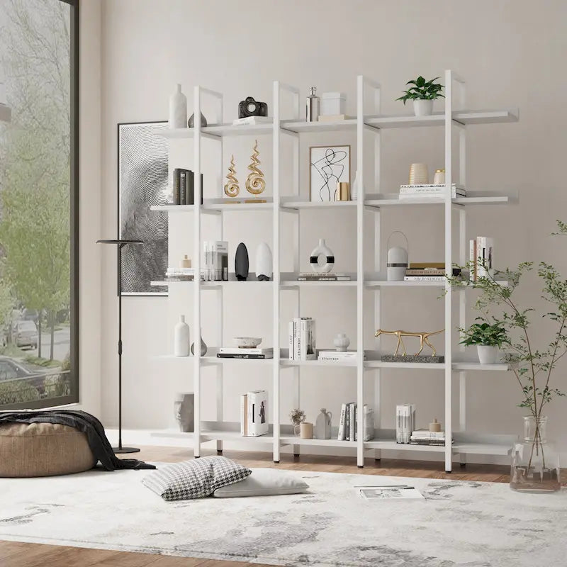 Étagère de style industriel vintage avec cadre en métal