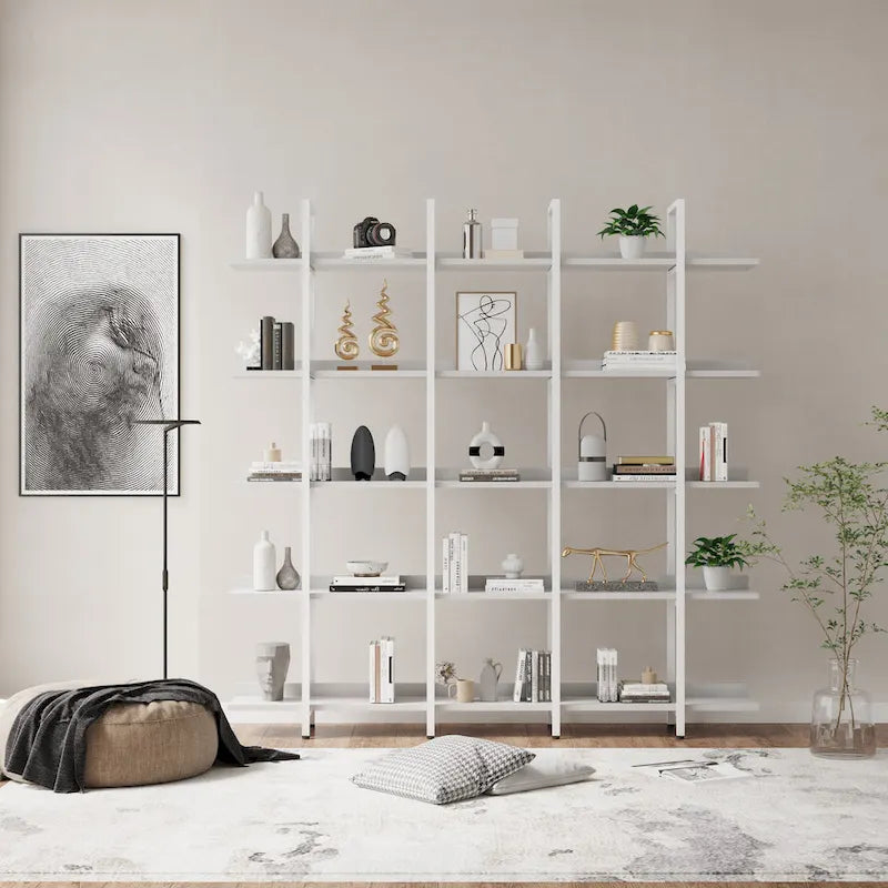 Étagère de style industriel vintage avec cadre en métal
