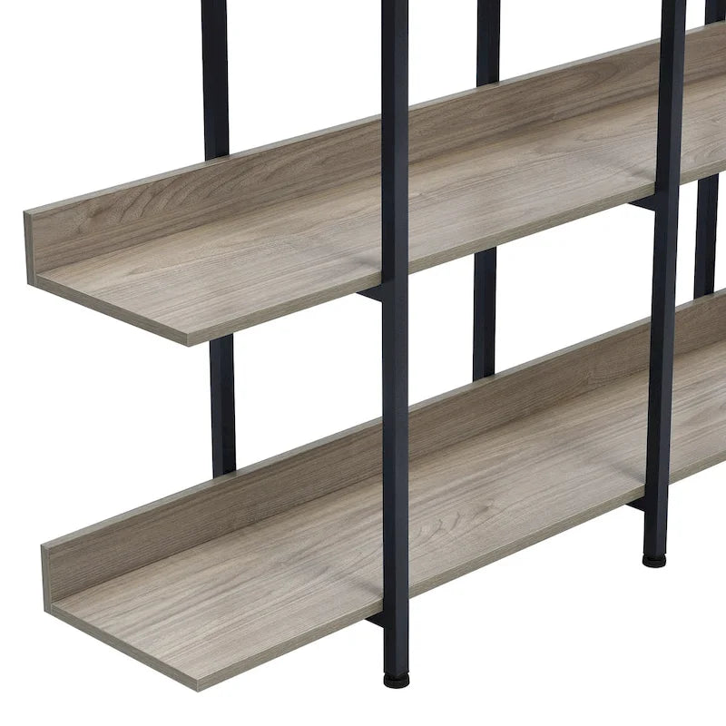 Étagère de style industriel vintage avec cadre en métal
