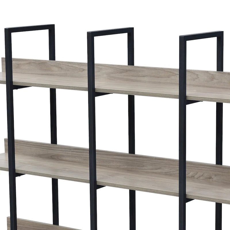 Étagère de style industriel vintage avec cadre en métal