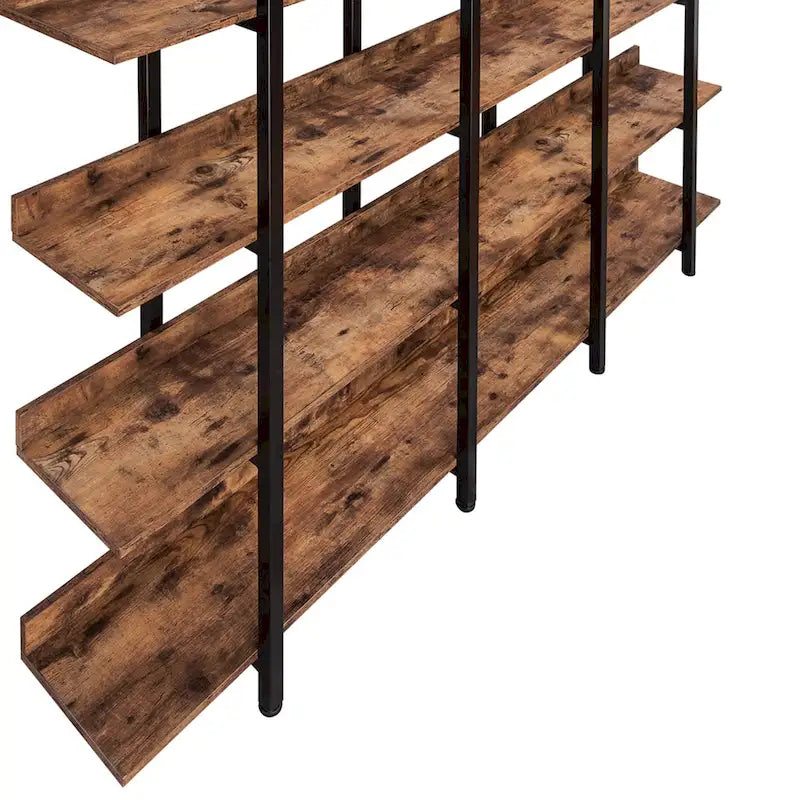 Étagère de style industriel vintage avec cadre en métal