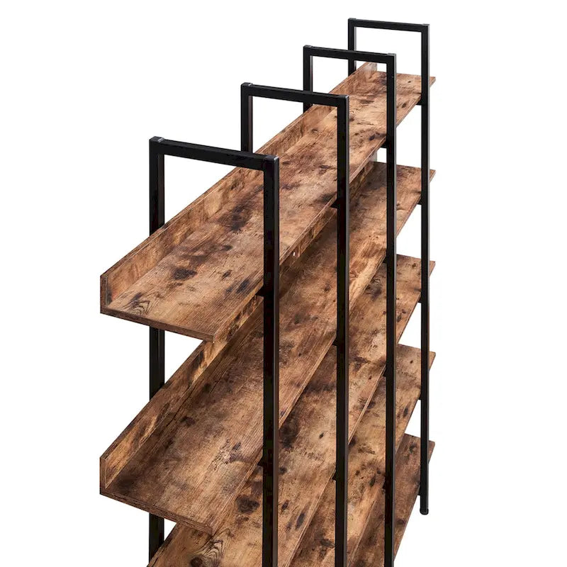 Étagère de style industriel vintage avec cadre en métal