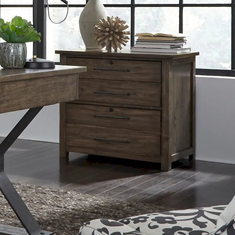 Meuble de classement horizontal en bois