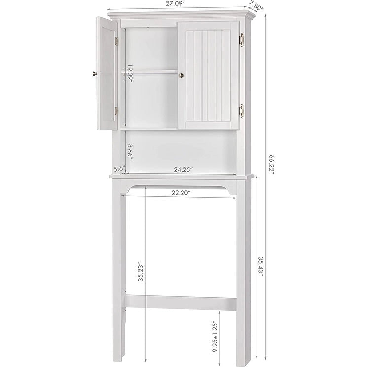 Rangement de salle de bain au-dessus des toilettes, Organiseur d'armoire de salle de bain