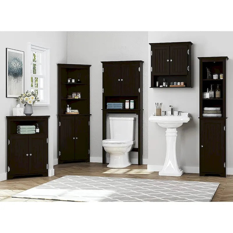 Rangement de salle de bain au-dessus des toilettes, Organiseur d'armoire de salle de bain