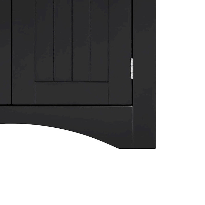 Meuble d'angle de rangement en bois, classique et élégant, pour usage intérieur