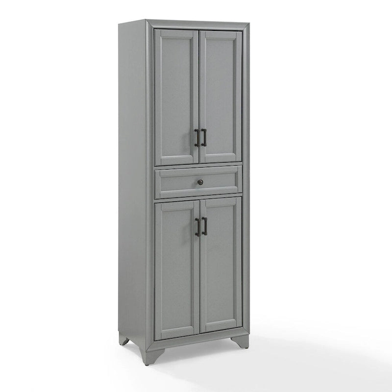 Garde-manger design de transition, finition grise