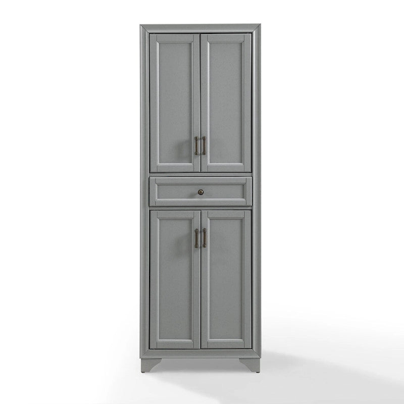 Garde-manger design de transition, finition grise