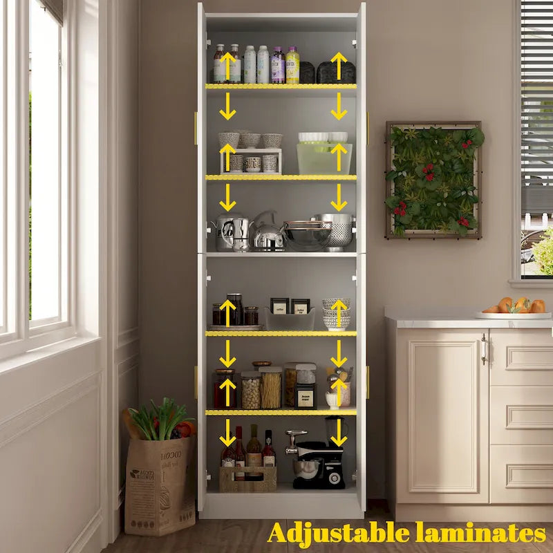 Buffet de rangement avec étagère réglable
