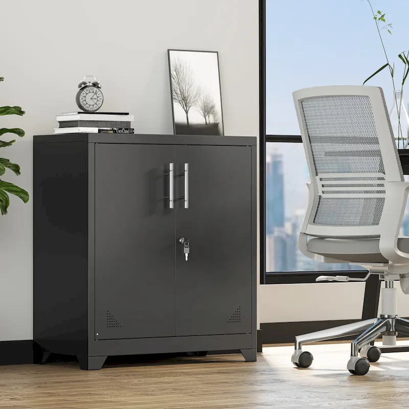 Metal Lateral File Cabinet with Doors