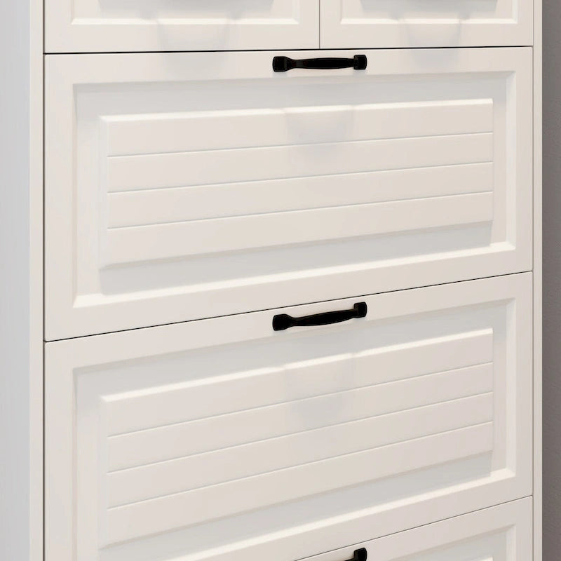 Meuble de rangement pour chaussures en bois, 24 paires, pliable, compartiments