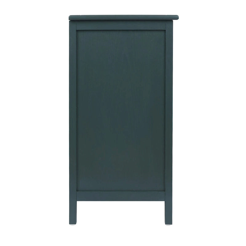 Commode 3 Tiroirs, Rotin Naturel, Idéale pour Chambre à Coucher