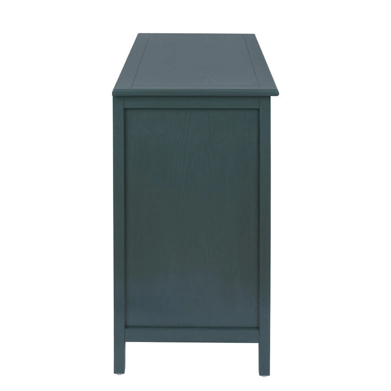 Commode 3 Tiroirs, Rotin Naturel, Idéale pour Chambre à Coucher