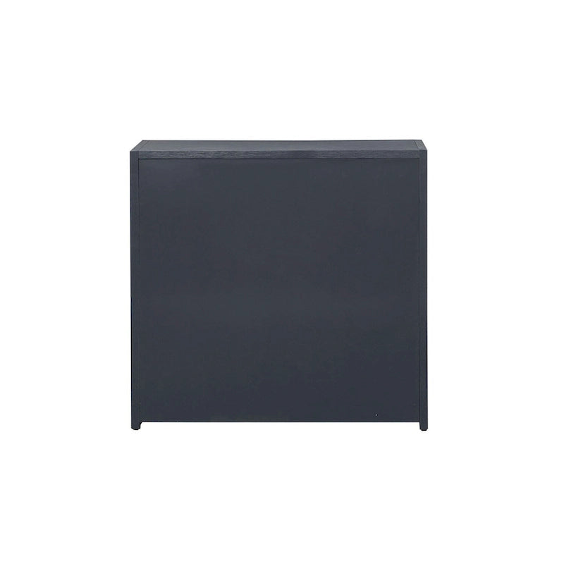 Armoire d'appoint blanche et noire