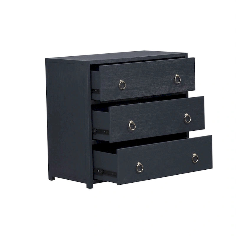 Armoire d'appoint blanche et noire