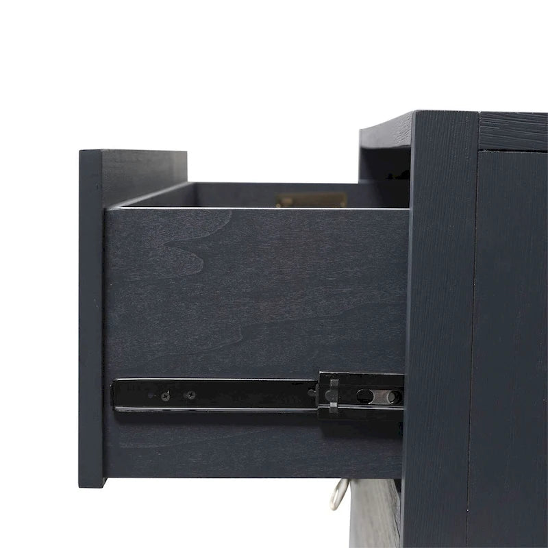 Armoire d'appoint blanche et noire