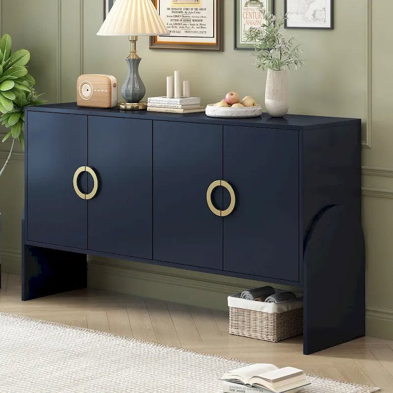 Meuble de rangement de 33,80 po H avec tablettes réglables