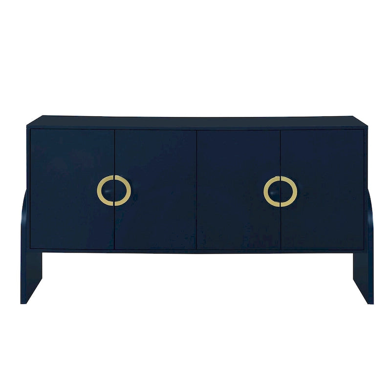 Meuble de rangement de 33,80 po H avec tablettes réglables