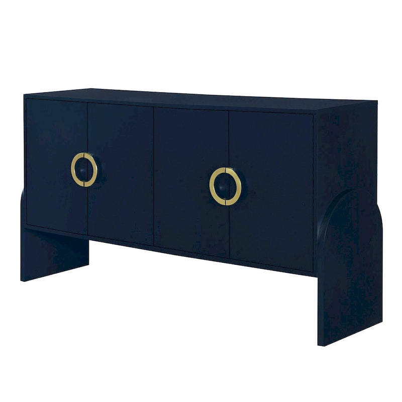 Meuble de rangement de 33,80 po H avec tablettes réglables