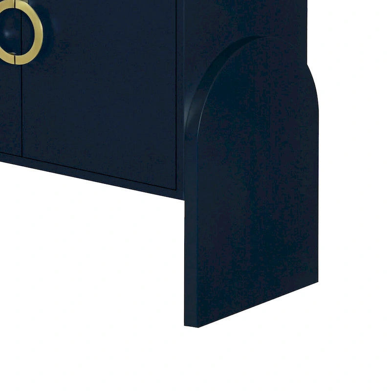 Meuble de rangement de 33,80 po H avec tablettes réglables