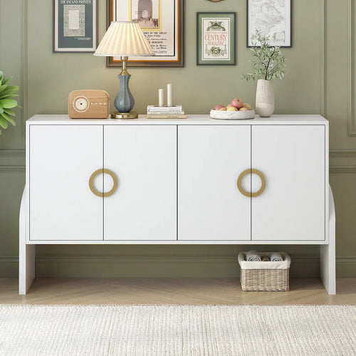 Meuble de rangement de 33,80 po H avec tablettes réglables
