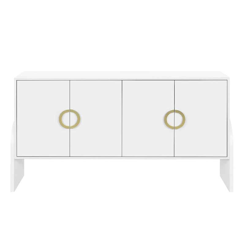 Meuble de rangement de 33,80 po H avec tablettes réglables