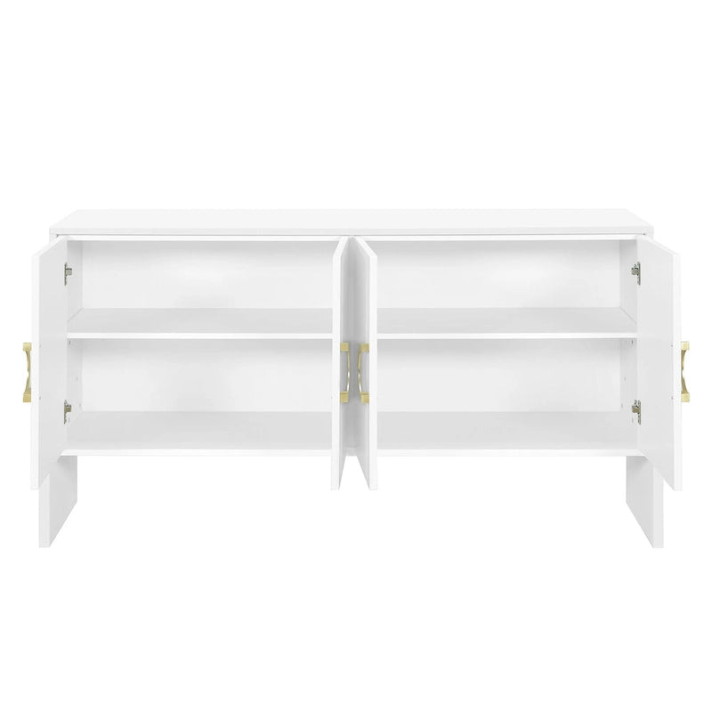Meuble de rangement de 33,80 po H avec tablettes réglables