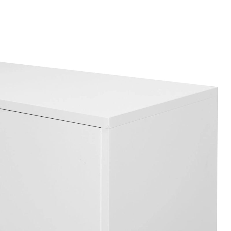 Meuble de rangement de 33,80 po H avec tablettes réglables