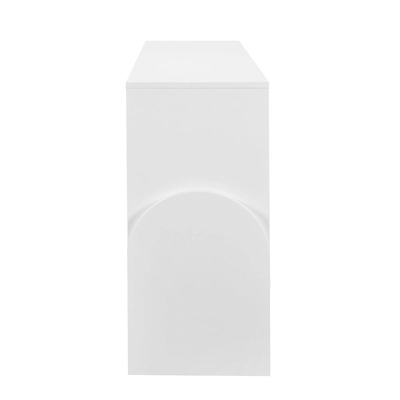 Meuble de rangement de 33,80 po H avec tablettes réglables