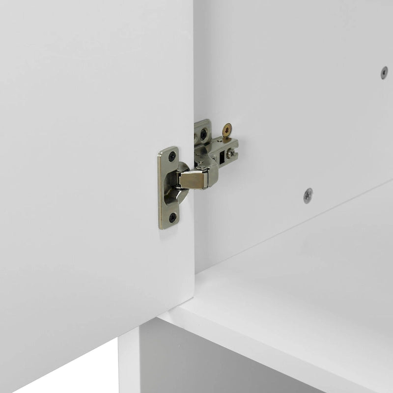 Meuble de rangement de 33,80 po H avec tablettes réglables