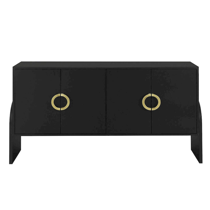 Meuble de rangement de 33,80 po H avec tablettes réglables