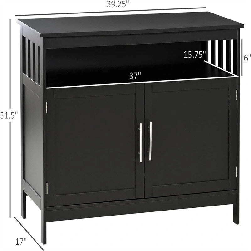 Buffet Vaisselier - 39.25P x 17L x 31.5H