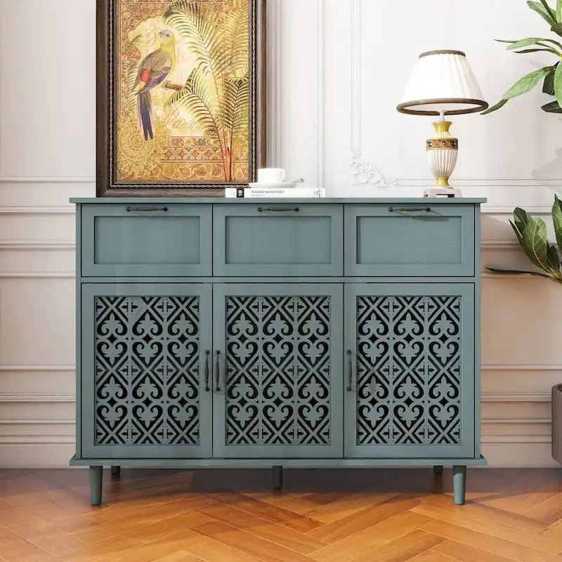 3 Door 3 Drawer Cabinet American Furniture Suitable for Bedroom - N/A