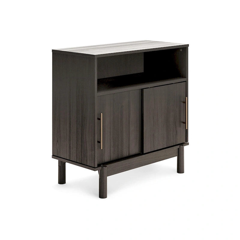 Meuble d'appoint 2 portes, dissimule un espace de rangement