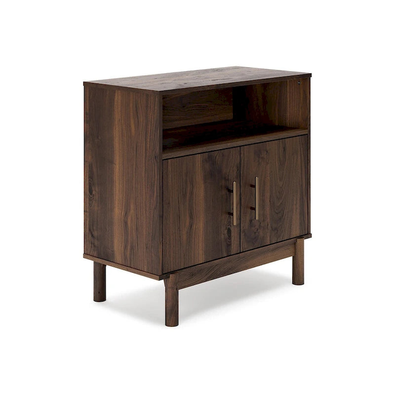 Meuble d'appoint 2 portes, dissimule un espace de rangement
