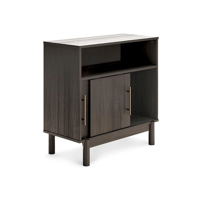 Meuble d'appoint 2 portes, dissimule un espace de rangement